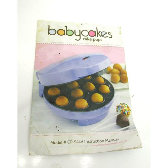 Babycakes Cake Pop Maker CP-94LV PURPLE Doughnut hole maker FUN! - Picture 3 of 6